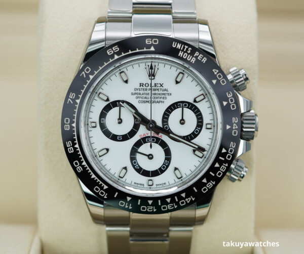Rolex 116500LN COSMOGRAPH DAYTONA WHITE PANDA DIAL CERAMIC BEZEL 2020 FULL SET