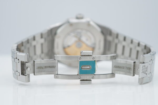 Audemars PIGUET 15400ST ROYAL OAK STAINLESS STEEL WHITE DIAL 41MM 2018 FULL SET - Image 10
