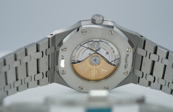 Audemars PIGUET 15400ST ROYAL OAK STAINLESS STEEL WHITE DIAL 41MM 2018 FULL SET - Image 11