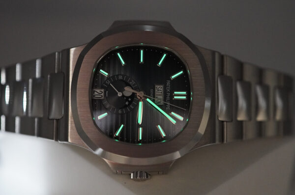 Patek PHILIPPE 5726/1A NAUTILUS ANNUAL CALENDAR MOONPHASE BLUE DIAL FULL SET - Image 11