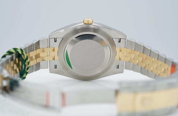 BRAND NEW Rolex 126333 DATEJUST 41 GOLD STEEL CHAMPAGNE MOTIF DIAL JUBILEE 2023 FULL SET - Image 8