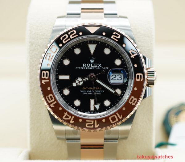 NEW Rolex 126711CHNR GMT MASTER 2 ROSE GOLD STEEL ROOTBEER 2022 COMPLETE SET
