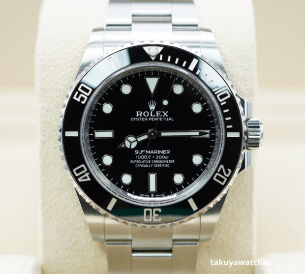 Rolex 124060 SUBMARINER NO DATE 41MM 2023 WARRANTY COMPLETE SET