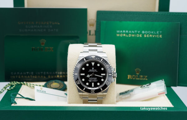 Rolex 124060 SUBMARINER NO DATE 41MM 2023 WARRANTY COMPLETE SET - Image 2