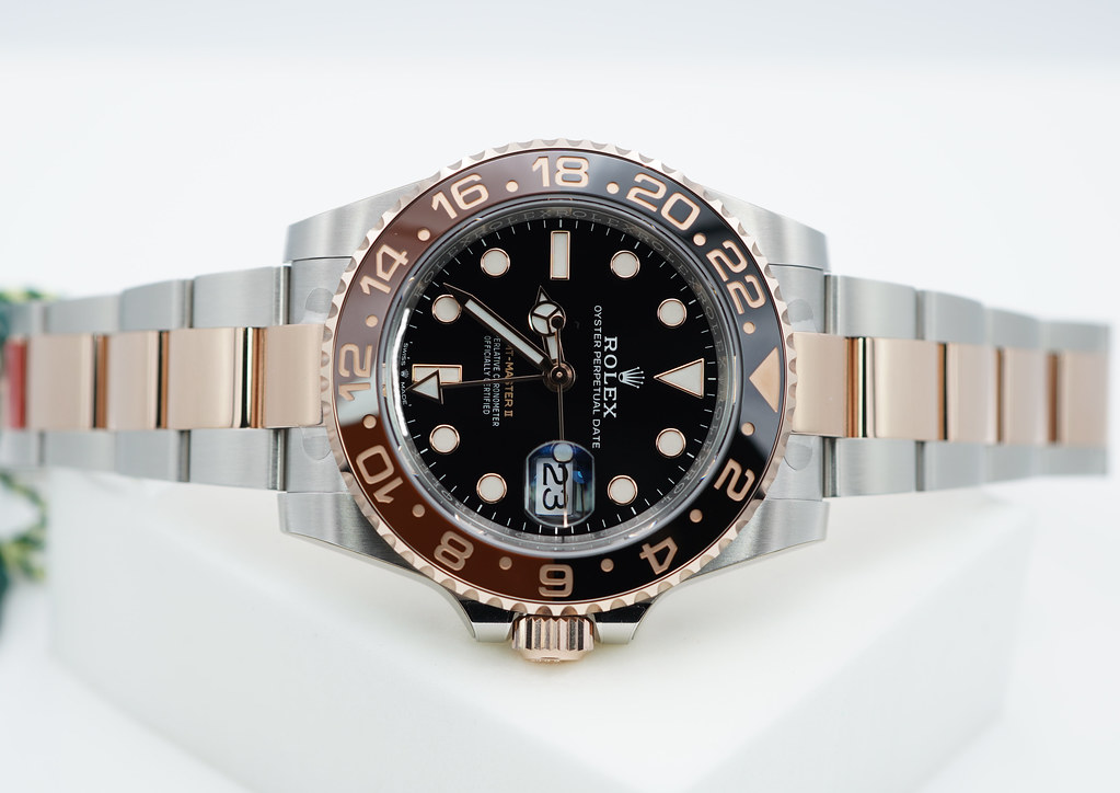 NEW Rolex 126711CHNR GMT MASTER 2 ROSE GOLD STEEL ROOTBEER 2022 ...