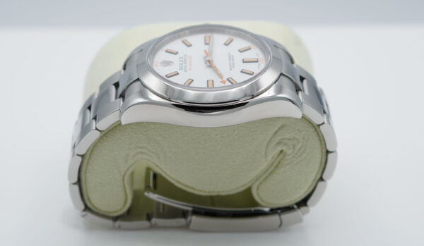Rolex 116400 MILGAUSS STAINLESS STEEL WHITE DIAL FULL SET - Image 4