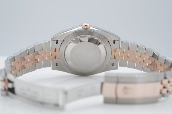 Rolex 126331 DATEJUST 41 18K ROSE GOLD STEEL CHOCOLATE DIAL JUBILEE BAND FULL SET - Image 8