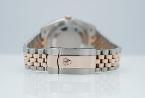 Rolex 126331 DATEJUST 41 18K ROSE GOLD STEEL CHOCOLATE DIAL JUBILEE BAND FULL SET - Image 7