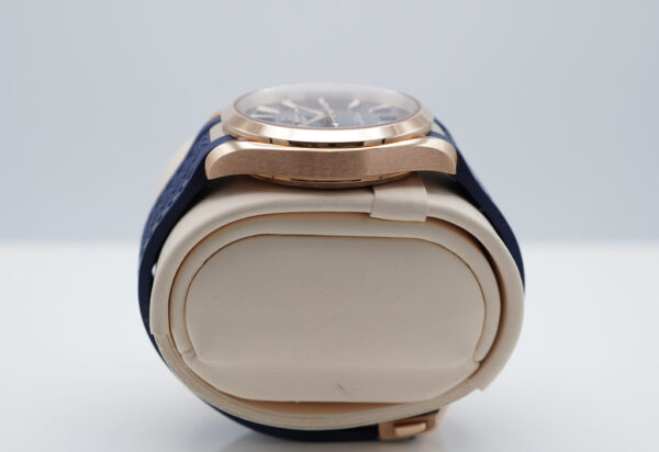 Omega SEAMASTER AQUA TERRA 18K ROSE GOLD BLUE DIAL 2021 WARRANTY FULL SET - Image 4