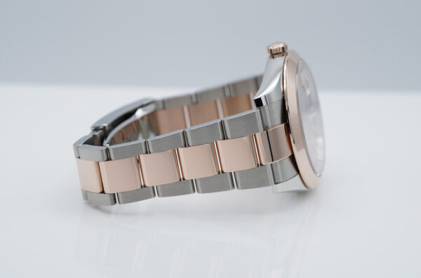 Rolex 126301 DATEJUST 41 ROSE GOLD STEEL SUNDUST DIAL 2023 WARRANTY FULL SET - Image 6