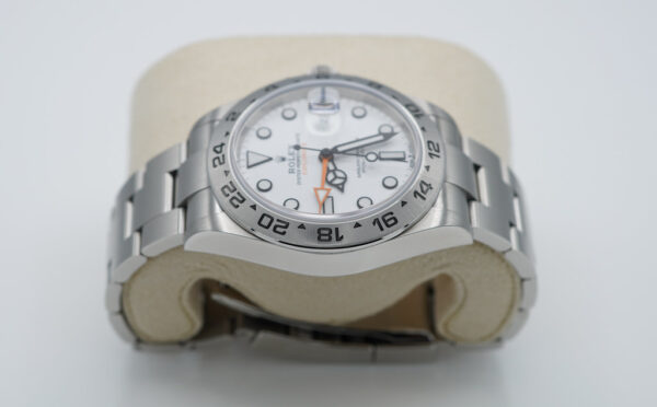Rolex 226570 EXPLORER 2 POLAR WHITE DIAL NEW MODEL 2022 WARRANTY FULL SET - Image 4