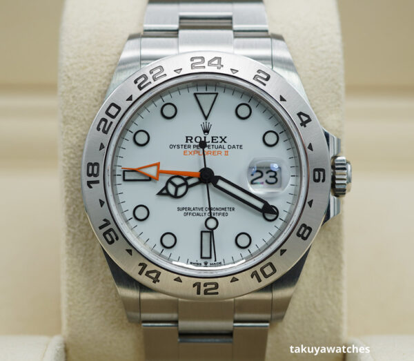 Rolex 226570 EXPLORER 2 POLAR WHITE DIAL NEW MODEL 2022 WARRANTY FULL SET