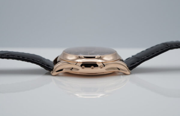 Patek PHILIPPE 5905R ROSE GOLD ANNUAL CALENDAR CHRONOGRAPH BROWN DIAL FULL SET - Image 4