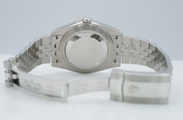 Rolex 126334 DATEJUST 41 FLUTED BEZEL BLUE DIAMOND DIAL JUBILEE BAND FULL SET - Image 8