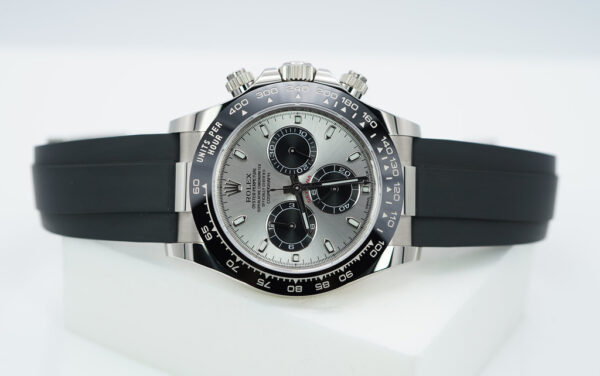 Rolex 116519LN DAYTONA 18K WHITE GOLD OYSTERFLEX STEEL DIAL 2022 COMPLETE SET - Image 10