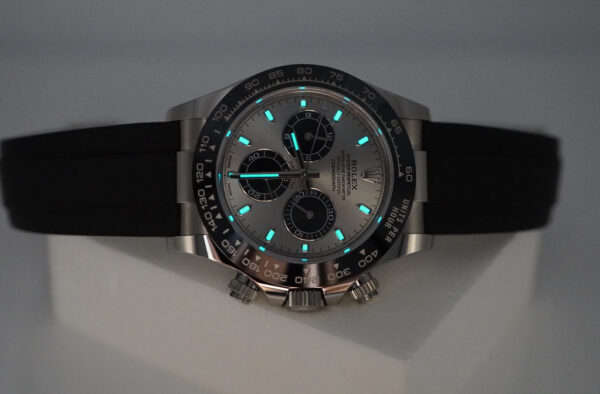 Rolex 116519LN DAYTONA 18K WHITE GOLD OYSTERFLEX STEEL DIAL 2022 COMPLETE SET - Image 11