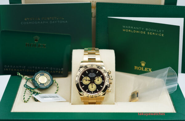Rolex 126508 DAYTONA 18K YELLOW GOLD PAUL NEWMAN DIAL NEW MODEL 2023 FULL SET - Image 2
