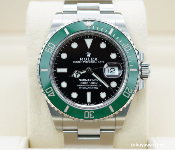 Rolex 126610LV SUBMARINER 41 GREEN MK1 BEZEL STARBUCKS 2021 WARRANTY FULL SET