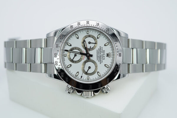 Rolex 116520 DAYTONA STAINLESS STEEL WHITE DIAL RSC SERVICED COMPLETE SET - Image 9