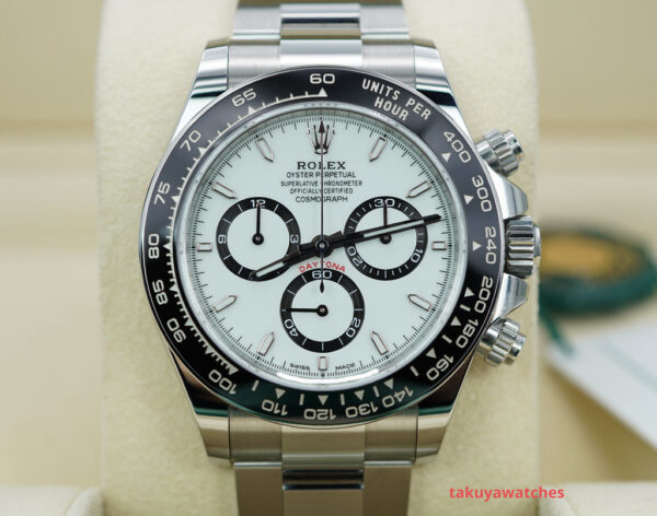 BRAND NEW Rolex 126500LN COSMOGRAPH DAYTONA WHITE DIAL NEW MODEL 2024 FULL SET