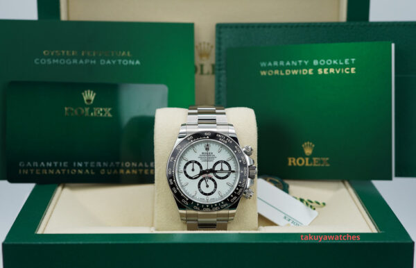 BRAND NEW Rolex 126500LN COSMOGRAPH DAYTONA WHITE DIAL NEW MODEL 2024 FULL SET - Image 2