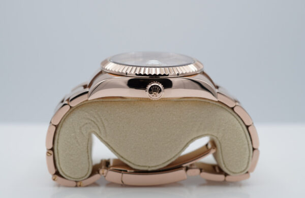 Rolex 326935 SKY-DWELLER 18K ROSE GOLD SUNDUST ROMAN DIAL 2015 BOX PAPERS - Image 3