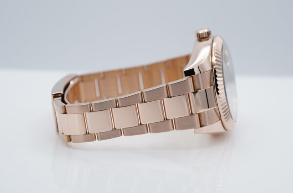 Rolex 326935 SKY-DWELLER 18K ROSE GOLD SUNDUST ROMAN DIAL 2015 BOX PAPERS - Image 6