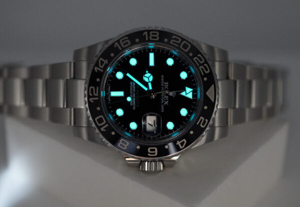 Rolex 116710LN GMT MASTER II STEEL BLACK CERAMIC BEZEL 2015 BOX PAPERS - Image 11