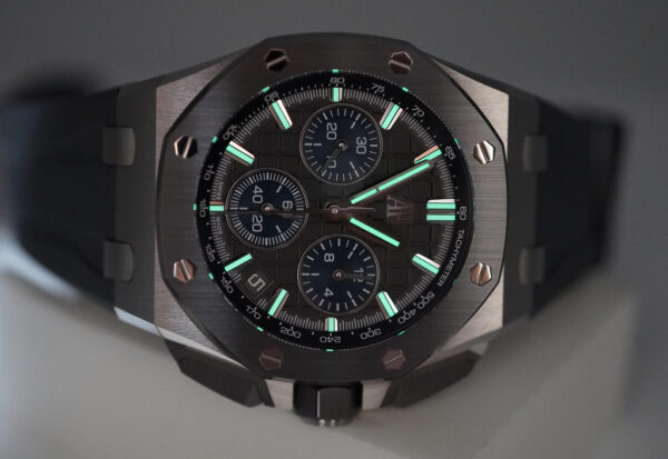 Audemars PIGUET ROYAL OAK OFFSHORE 26420IO TITANIUM GREY CERAMIC 43MM 2022 FULL SET - Image 11