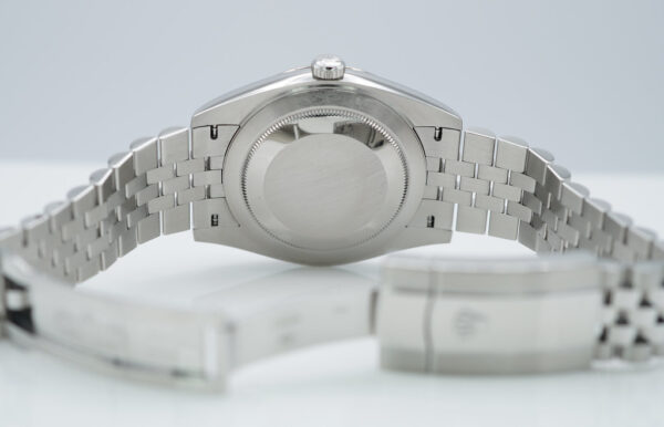 Rolex 126334 DATEJUST 41 FLUTED BEZEL BLACK STICK DIAL JUBILEE BAND FULL SET - Image 8