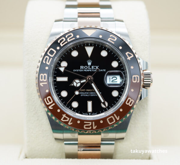 Rolex 126711CHNR GMT MASTER 2 ROSE GOLD STEEL ROOTBEER 2023 COMPLETE SET
