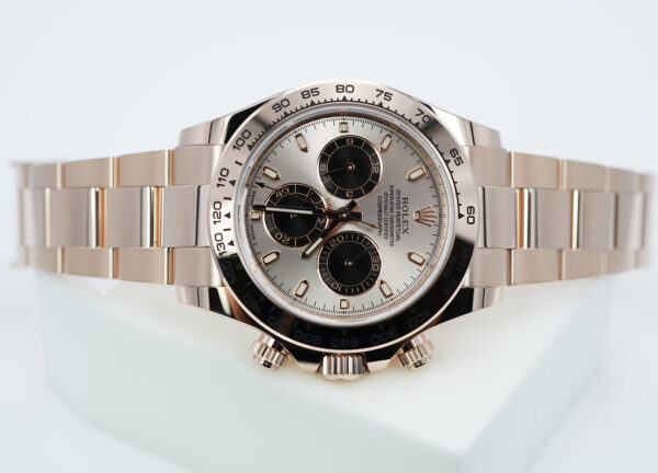 Rolex 116505 DAYTONA 18K ROSE GOLD SUNDUST DIAL 2023 WARRANTY COMPLETE SET - Image 9