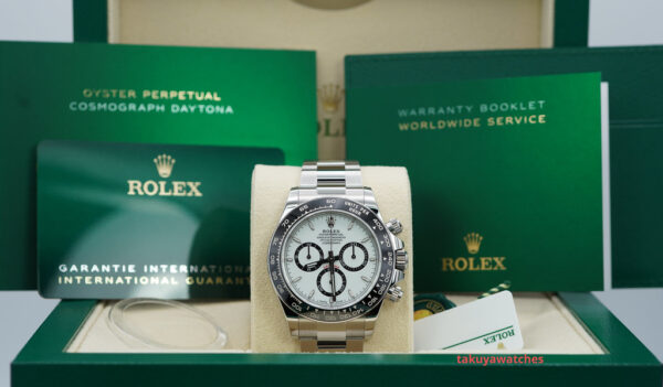 BRAND NEW Rolex 126500LN COSMOGRAPH DAYTONA WHITE DIAL NEW MODEL 2024 FULL SET - Image 2