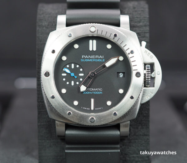 Panerai PAM 973 SUBMERSIBLE 3 DAYS STAINLESS STEEL AUTOMATIC 42MM FULL SET