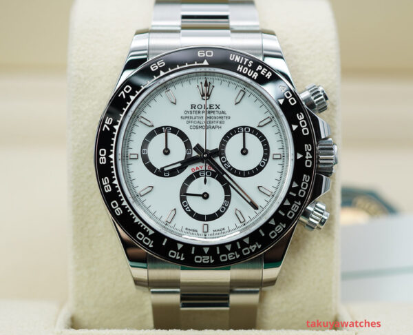 BRAND NEW Rolex 126500LN COSMOGRAPH DAYTONA WHITE DIAL NEW MODEL 2024 FULL SET