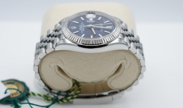 Rolex 126234 DATEJUST 36 FLUTED BEZEL BLUE DIAL JUBILEE BAND 2023 FULL SET - Image 4