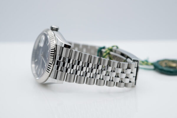 Rolex 126234 DATEJUST 36 FLUTED BEZEL BLUE DIAL JUBILEE BAND 2023 FULL SET - Image 5