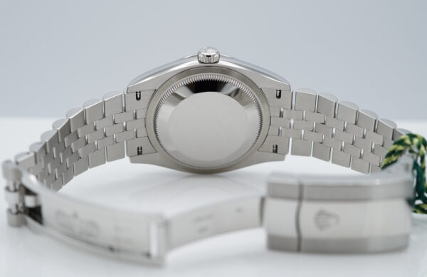 Rolex 126234 DATEJUST 36 FLUTED BEZEL BLUE DIAL JUBILEE BAND 2023 FULL SET - Image 8