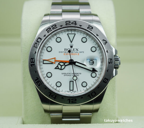 Rolex 216570 EXPLORER 2 WHITE DIAL 42MM RSC SERVICED COMPLETE SET