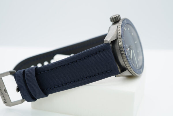 Blancpain FIFTY FATHOMS BATHYSCAPHE GREY CERAMIC BLUE DIAL BLUE BEZEL 2023 FULL SET - Image 6