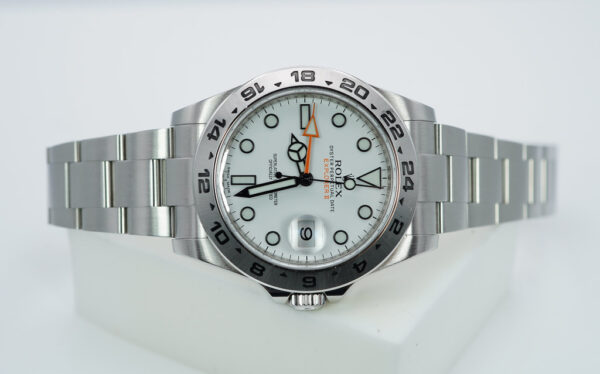 Rolex 216570 EXPLORER 2 WHITE DIAL 42MM RSC SERVICED COMPLETE SET - Image 9