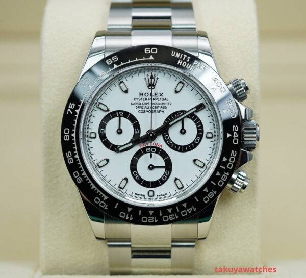 Rolex 116500LN DAYTONA WHITE PANDA DIAL CERAMIC BEZEL STAINLESS STEEL FULL SET