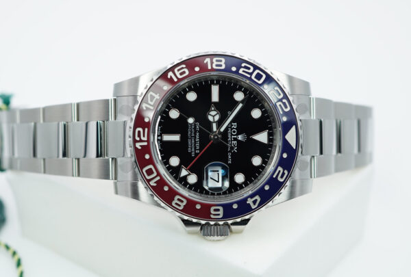 BRAND NEW Rolex 126710BLRO PEPSI GMT MASTER II RED BLUE BEZEL OYSTER 2024 FULL SET - Image 9