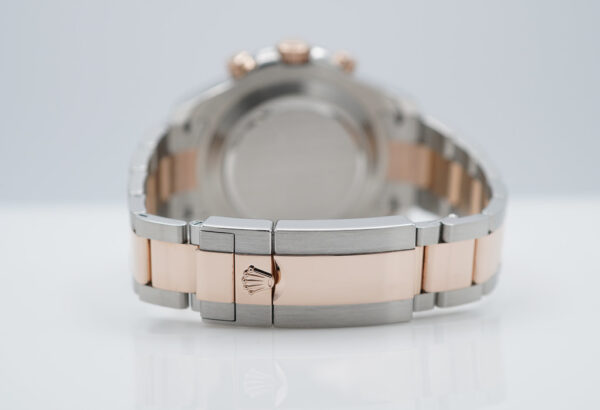 Rolex 116681 YACHTMASTER 2 ROSE GOLD STEEL NEWER DIAL 2021 WARRANTY FULL SET - Image 7