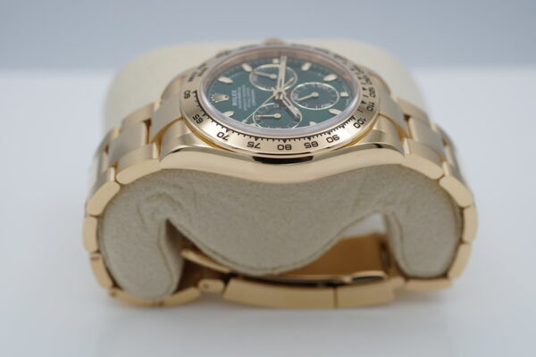 Rolex 116508 DAYTONA 18K YELLOW GOLD GREEN DIAL JOHN MAYER 2022 COMPLETE SET - Image 4