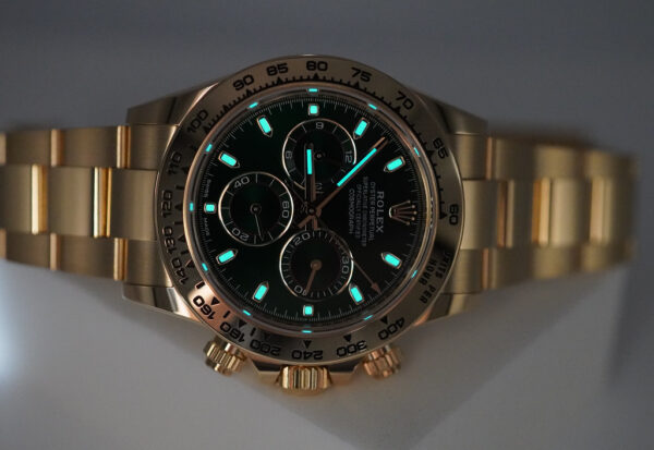 Rolex 116508 DAYTONA 18K YELLOW GOLD GREEN DIAL JOHN MAYER 2022 COMPLETE SET - Image 11