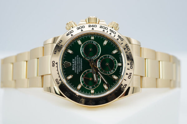 Rolex 116508 DAYTONA 18K YELLOW GOLD GREEN DIAL JOHN MAYER 2022 COMPLETE SET - Image 10