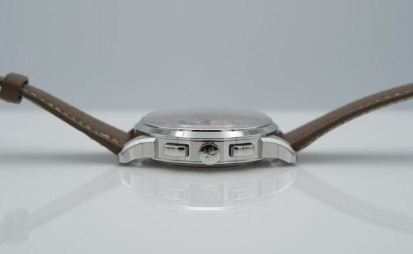 Patek PHILIPPE 5935A STAINLESS STEEL WORLD TIME CHRONOGRAPH SALMON DIAL 2023 FULL SET - Image 3