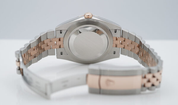 Rolex 126331 DATEJUST 41 ROSE GOLD STEEL CHOCOLATE DIAL JUBILEE 2021 FULL SET - Image 8