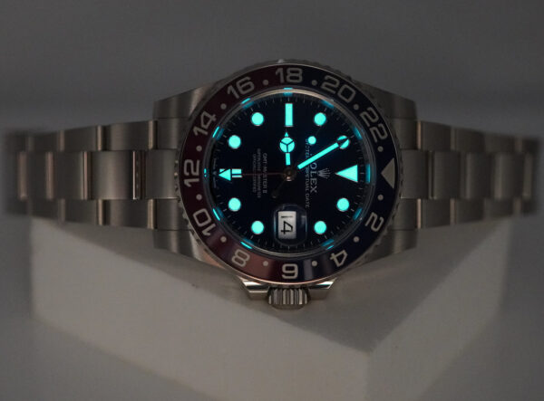 Rolex 126719BLRO GMT MASTER 2 WHITE GOLD PEPSI BEZEL BLUE DIAL 2022 WARRANTY FULL SET - Image 11